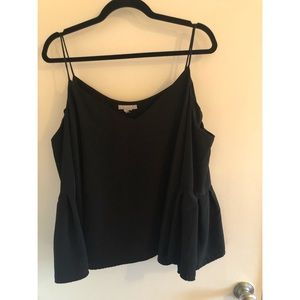 Off the shoulder Black Long sleeve top